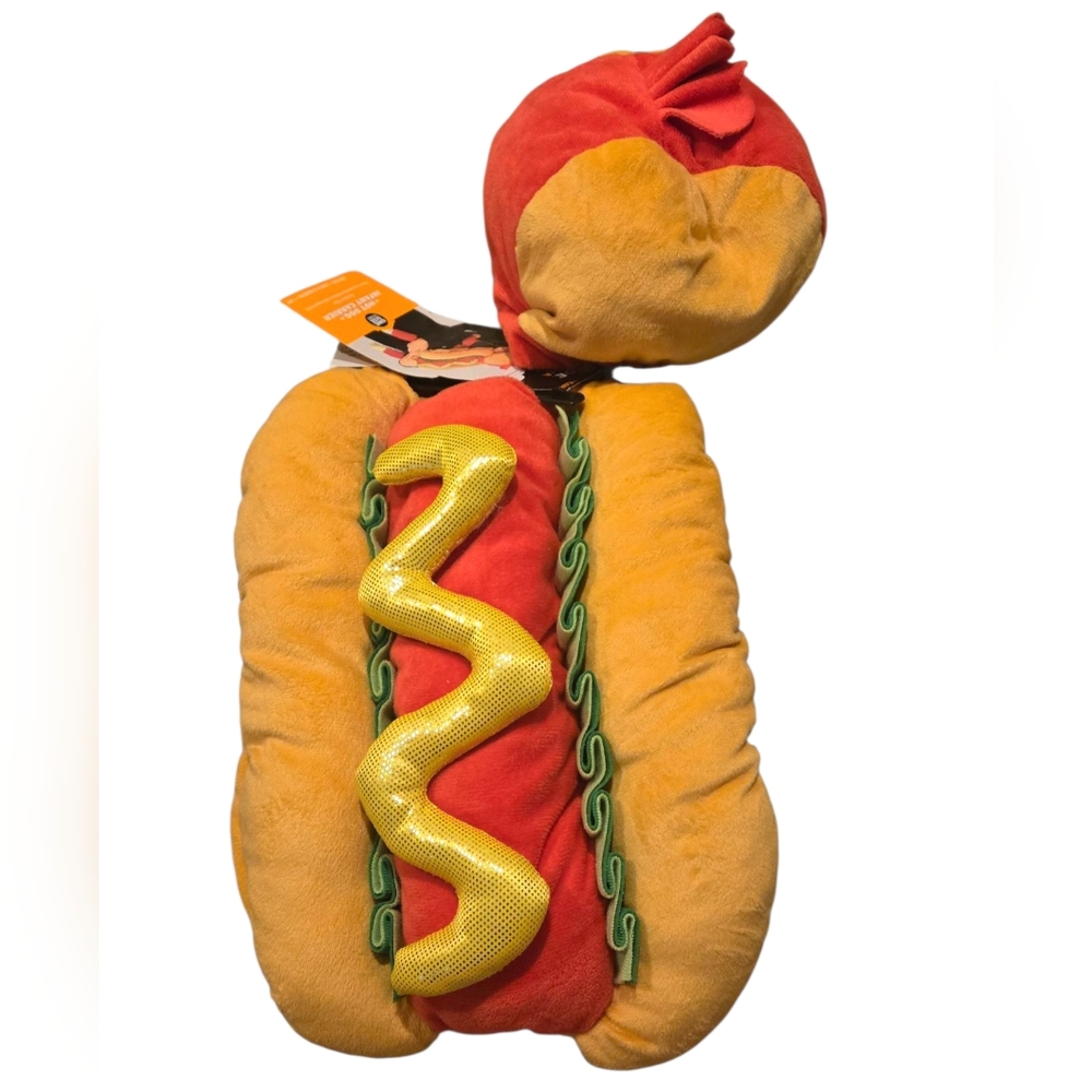 Hyde and Eek Boutique 2 Pc Hot Dog Infant   Outfit Hat Halloween Costume One Sz